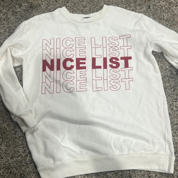 Girls holiday tee and sweatshirt set size L (10/12) - Picture 2 of 5